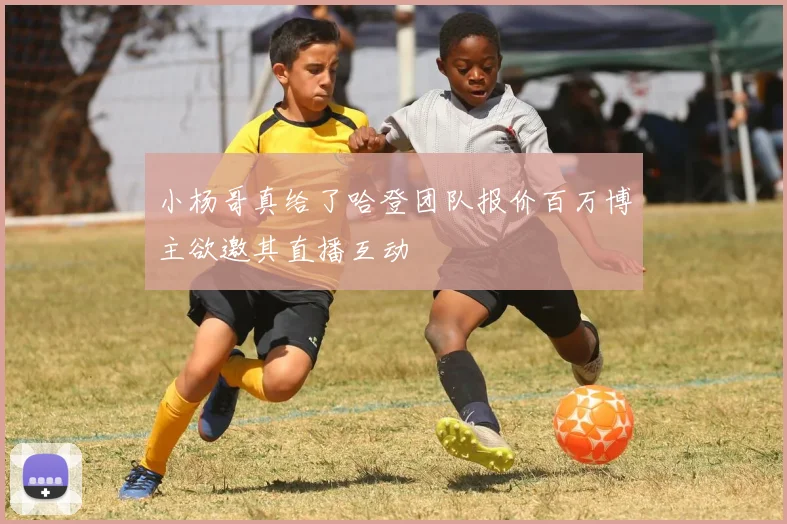 小杨哥真给了哈登团队报价百万博主欲邀其直播互动